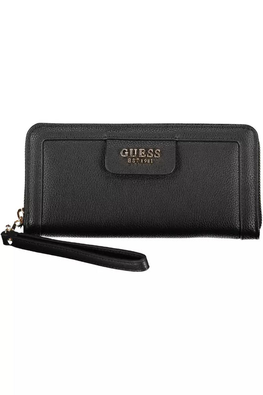 Guess Jeans Chic Black Multi-Compartment Wallet