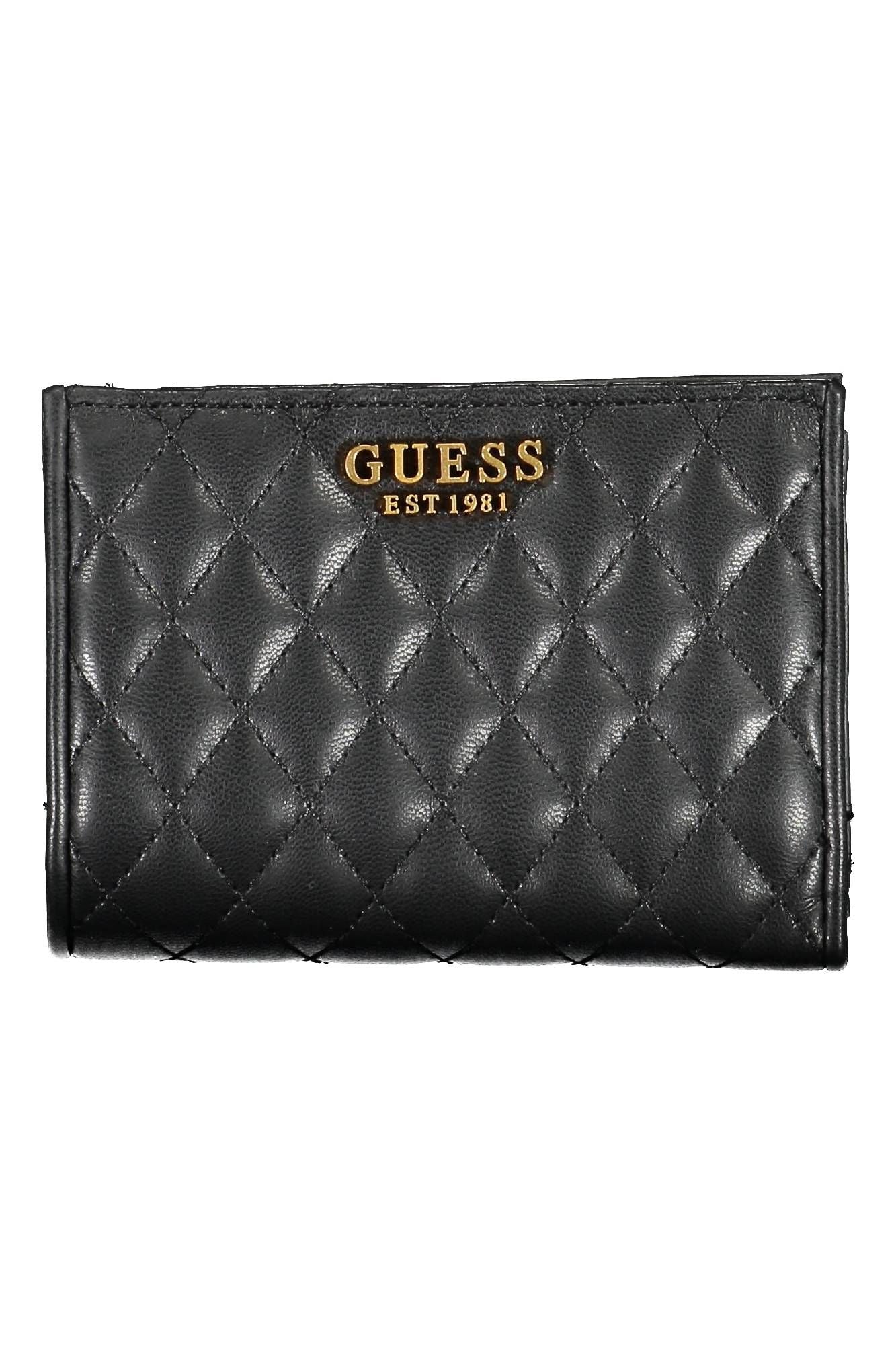 Guess Jeans Chic Black Multi-Compartment Wallet