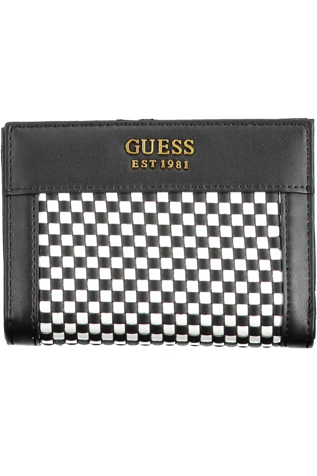 Guess Jeans Elegant Black Polyurethane Wallet with Logo