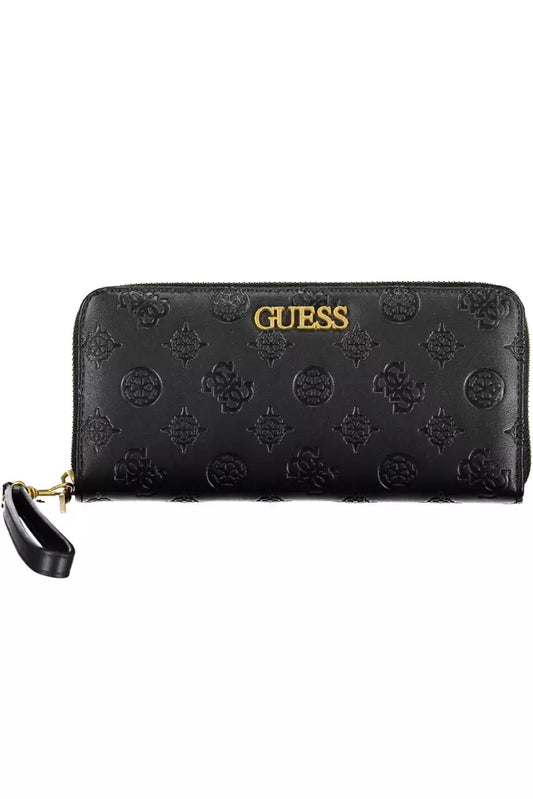 Guess Jeans Elegant Black Multipurpose Wallet