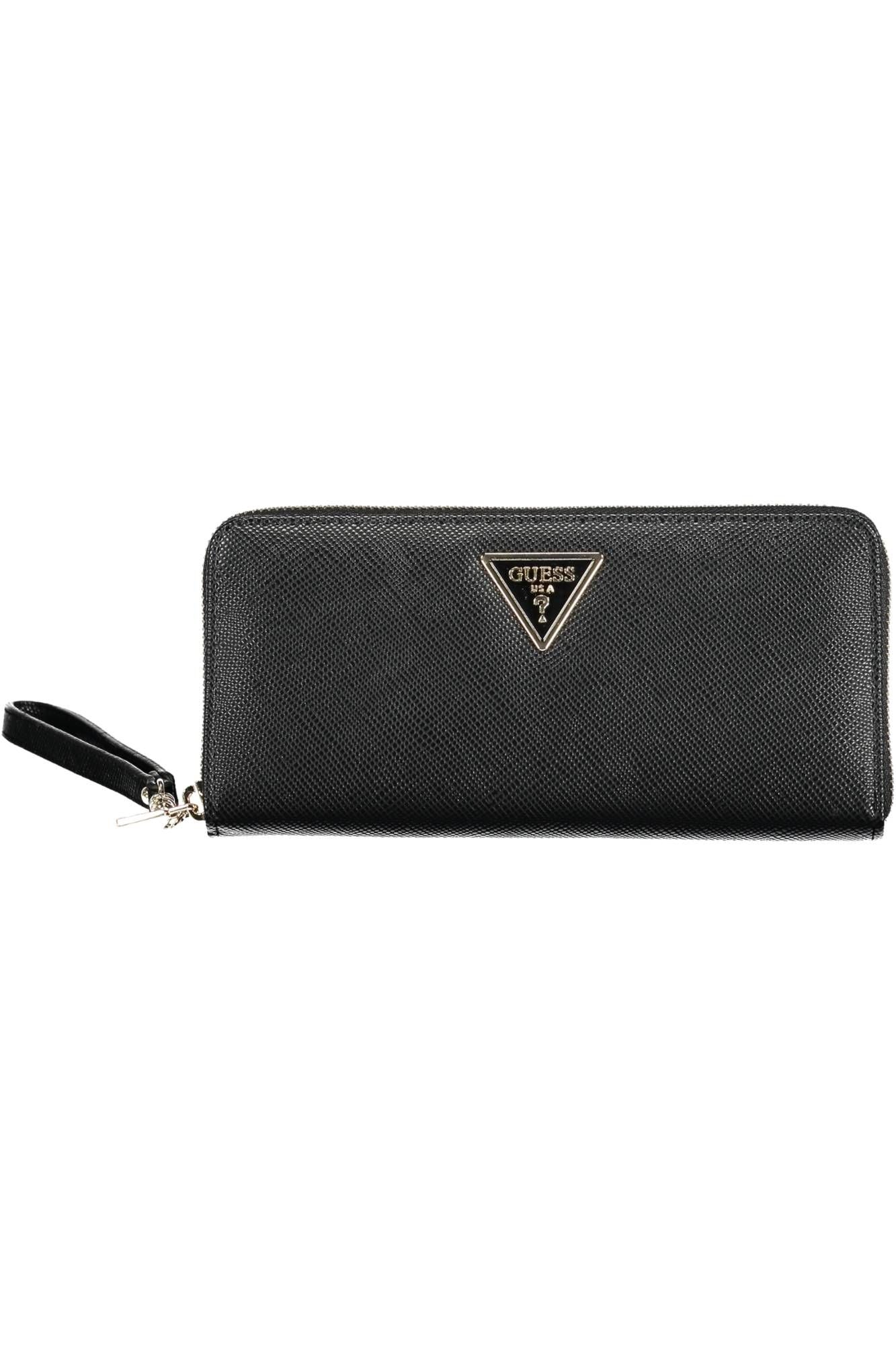 Guess Jeans Chic Black Multi-Compartment Wallet