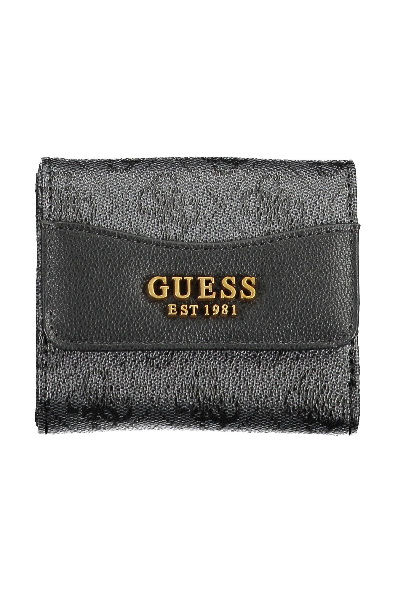 Guess Jeans Chic Dual-Compartment Wallet with Snap Closures