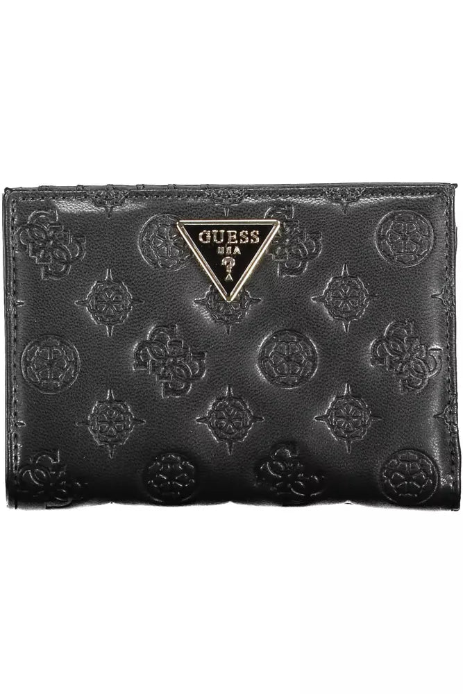 Guess Jeans Sophisticated Black Multi-Compartment Wallet