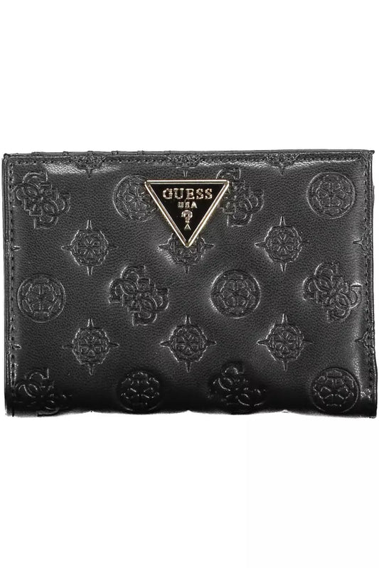 Guess Jeans Sophisticated Black Multi-Compartment Wallet