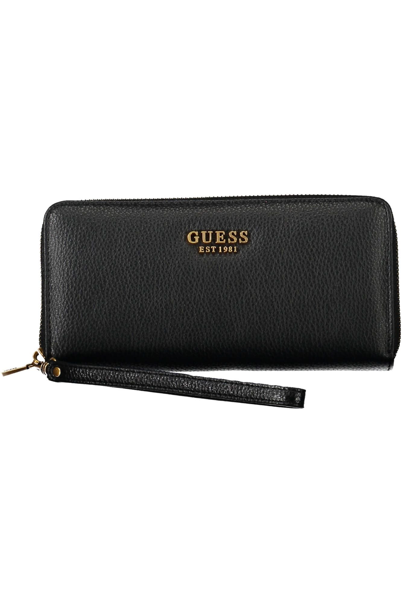 Guess Jeans Sleek Black Multi-Compartment Wallet