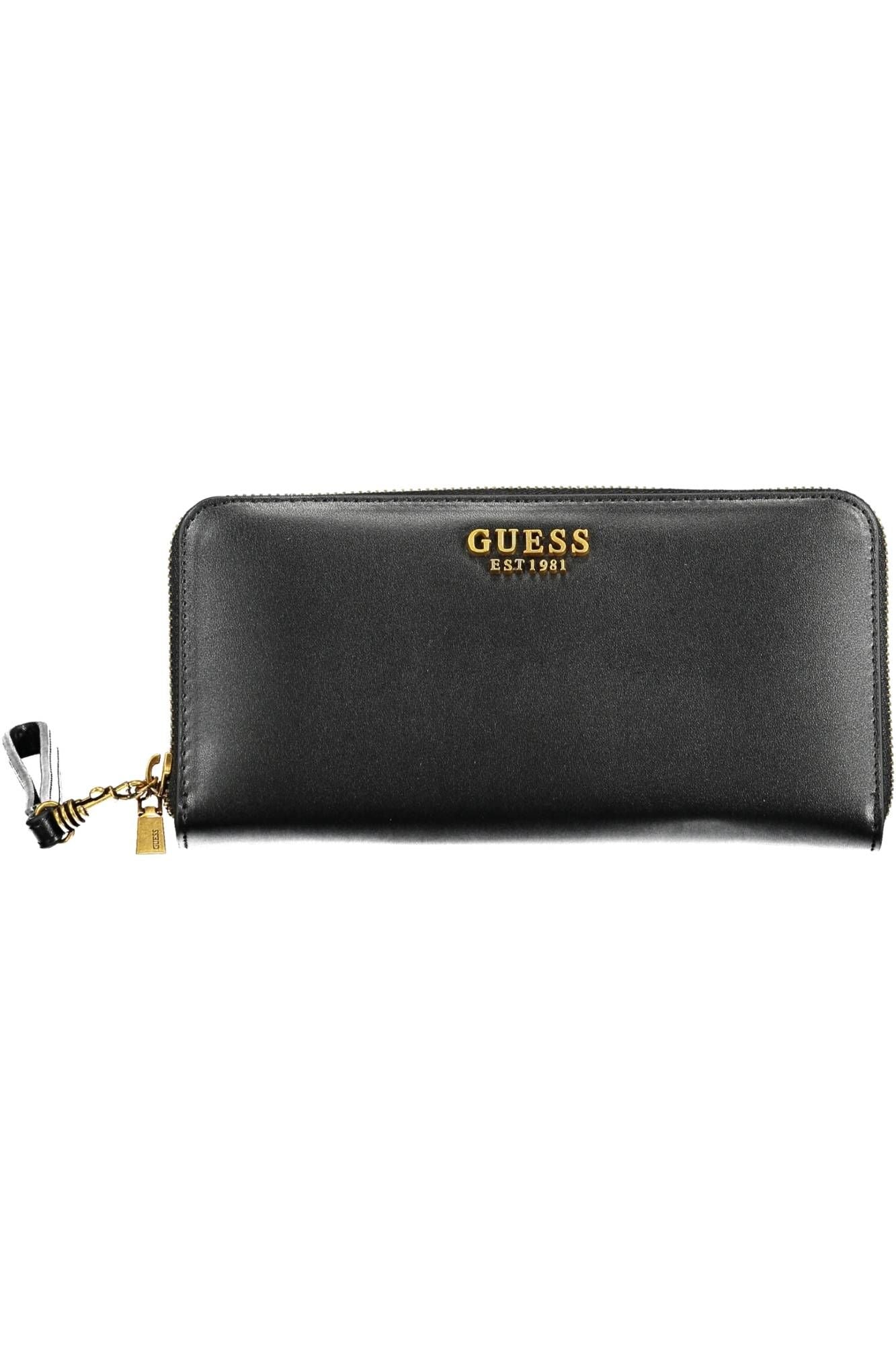 Guess Jeans Sleek Black Multi-Compartment Wallet