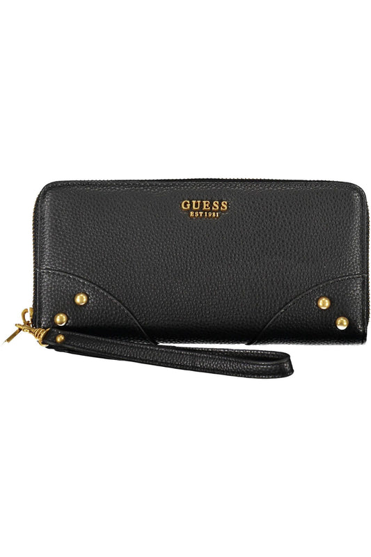 Guess Jeans Elegant Black Wallet with Ample Storage