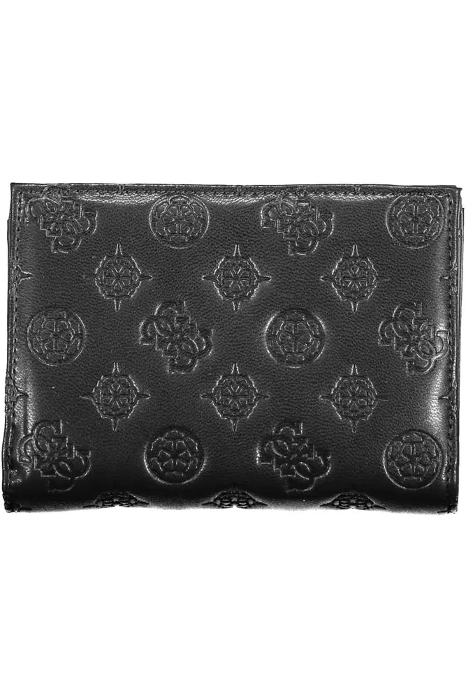 Guess Jeans Sophisticated Black Multi-Compartment Wallet