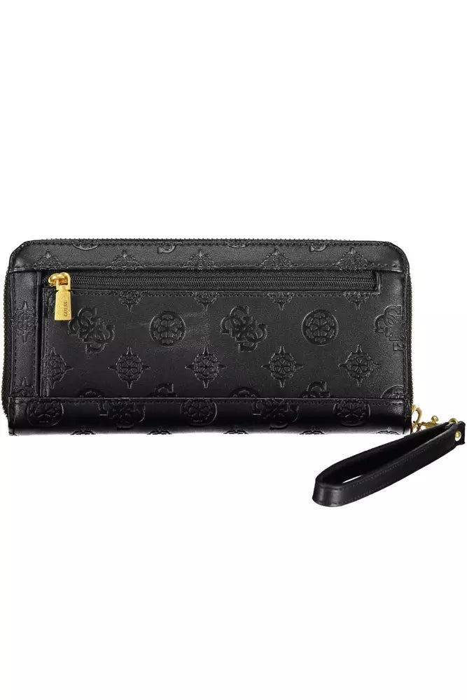 Guess Jeans Elegant Black Multipurpose Wallet