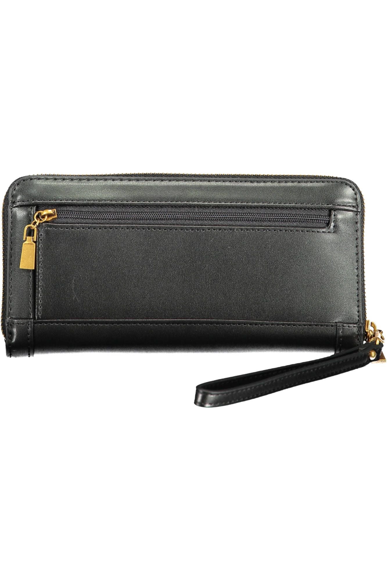 Guess Jeans Elegant Black Polyurethane Wallet with Logo Detail