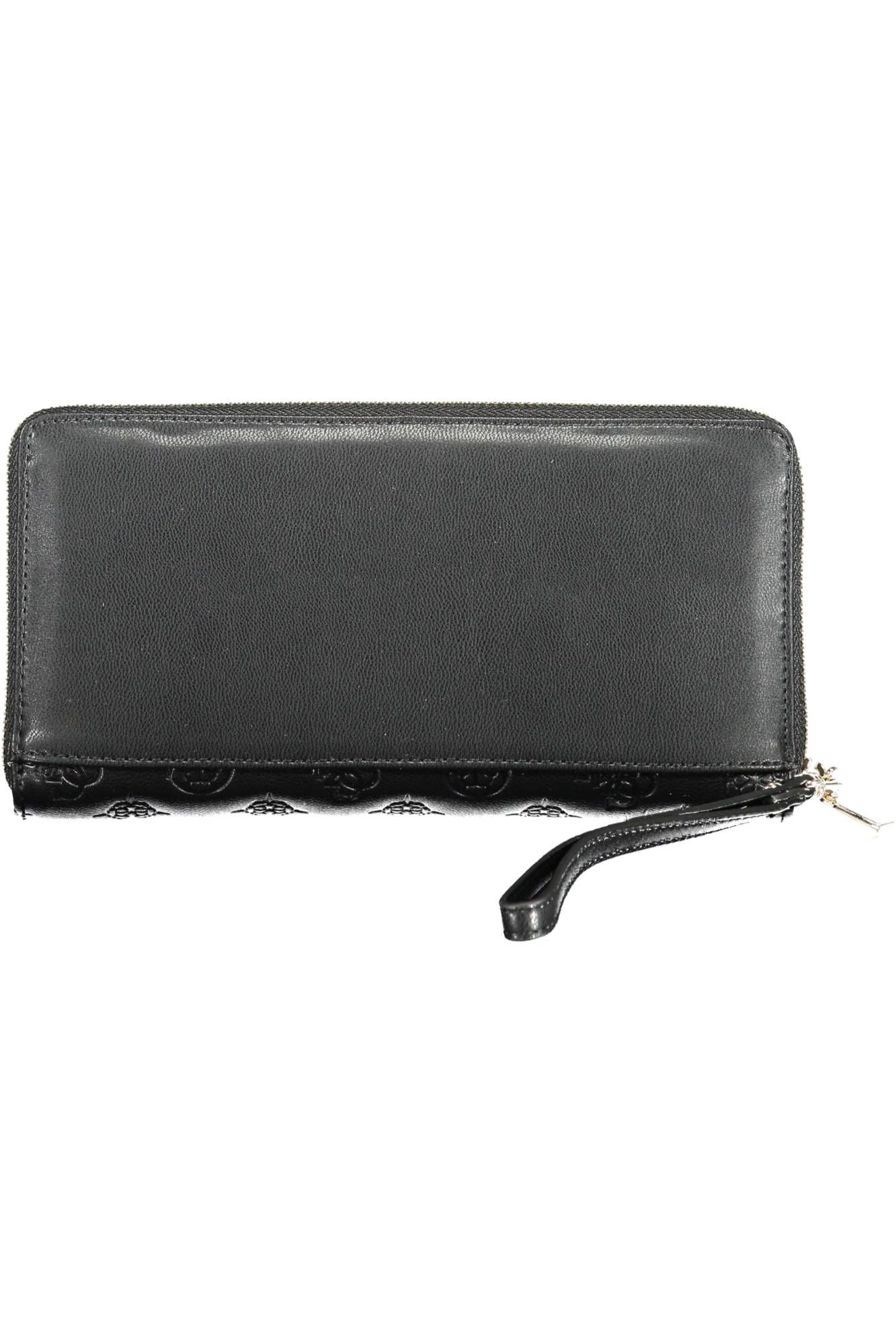 Guess Jeans Chic Black Polyurethane Wallet with Contrasting Details