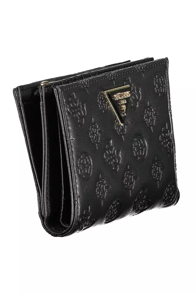 Guess Jeans Sophisticated Black Multi-Compartment Wallet