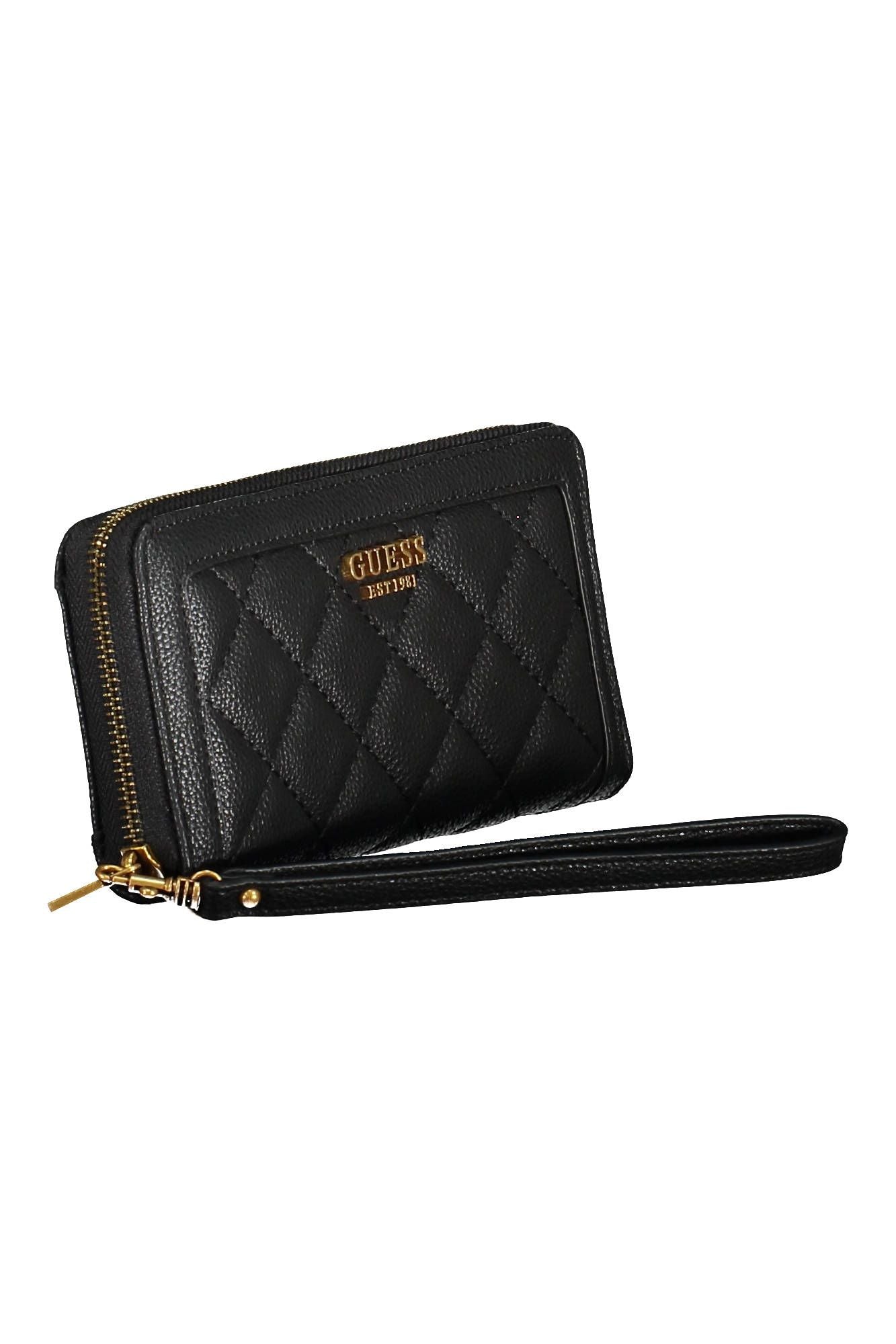 Guess Jeans Sleek Black Multifunctional Wallet