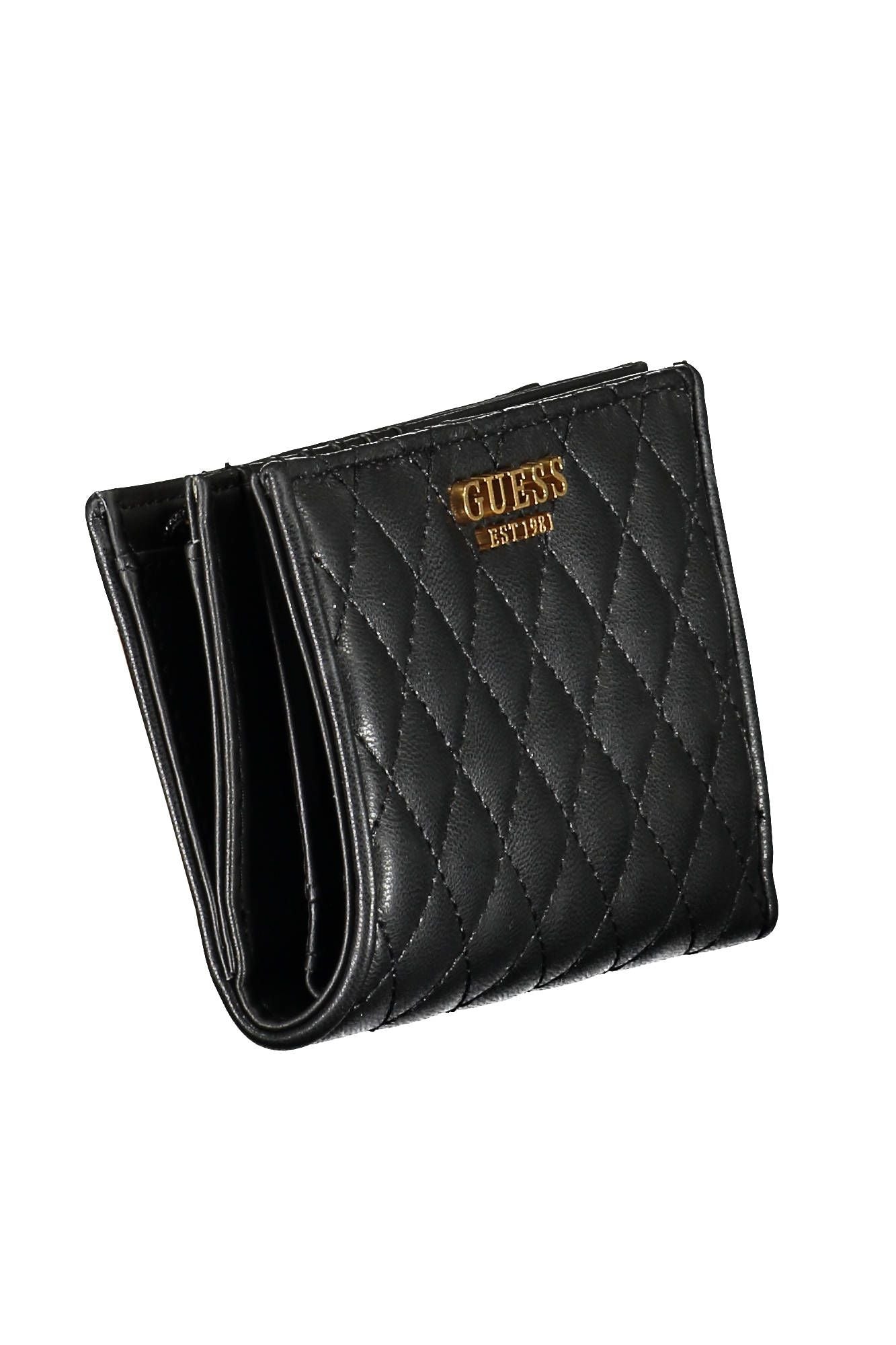 Guess Jeans Chic Black Multi-Compartment Wallet