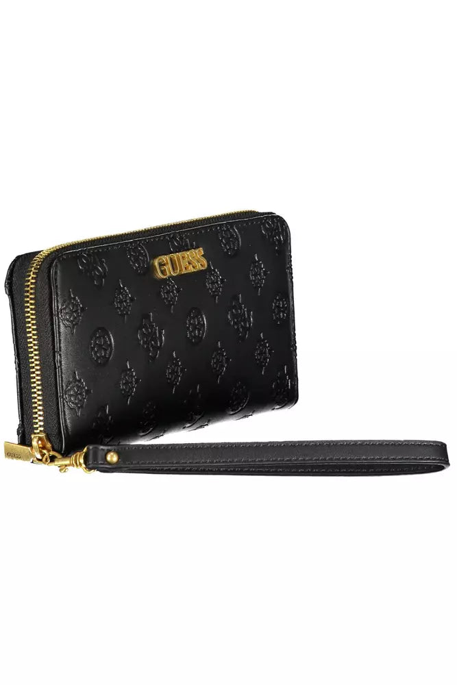 Guess Jeans Elegant Black Multipurpose Wallet