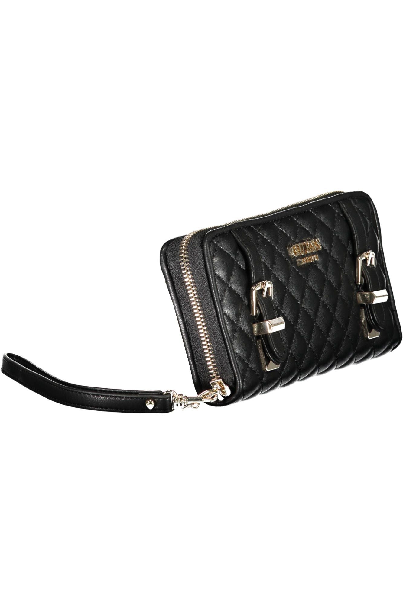 Guess Jeans Chic Black Wallet with Contrasting Details