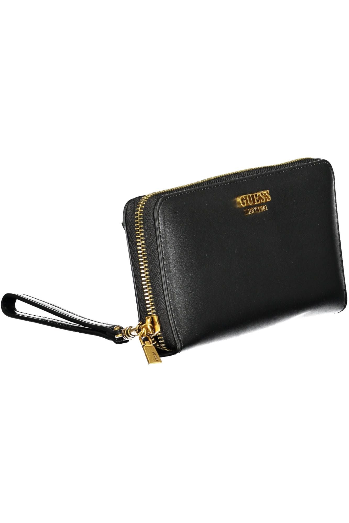 Guess Jeans Sleek Black Multi-Compartment Wallet