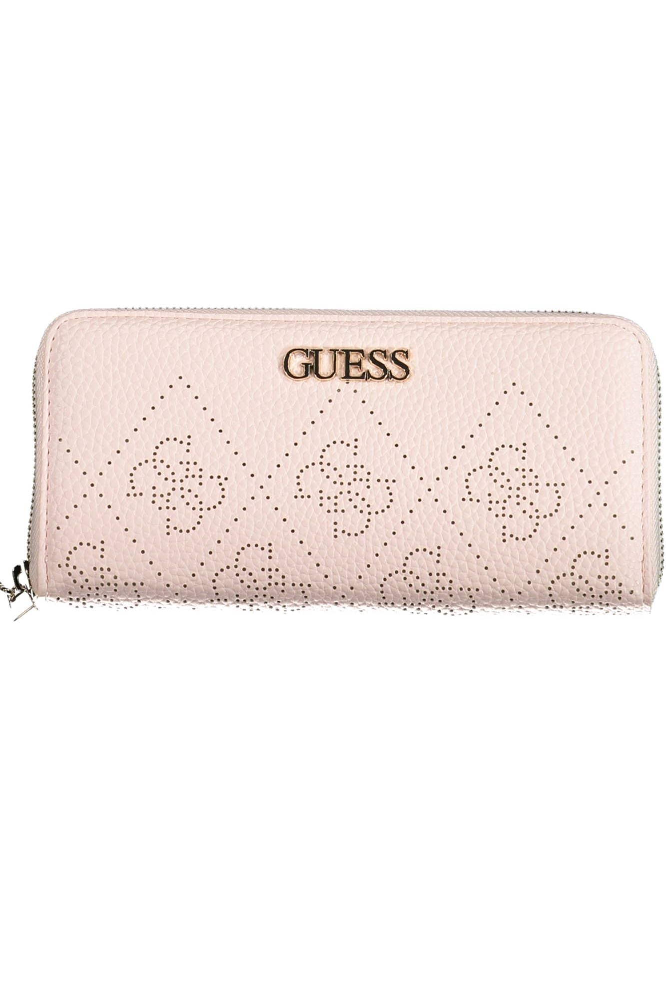 Guess Jeans Chic Pink Multifunctional Wallet for Everyday Elegance