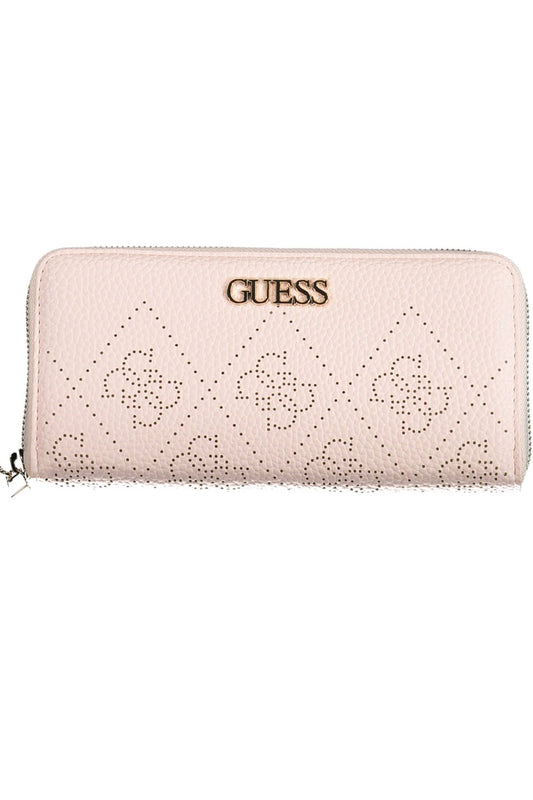 Guess Jeans Chic Pink Multifunctional Wallet for Everyday Elegance