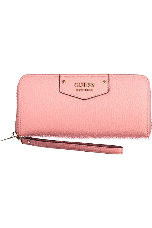 Guess Jeans Chic Pink Multifunctional Wallet