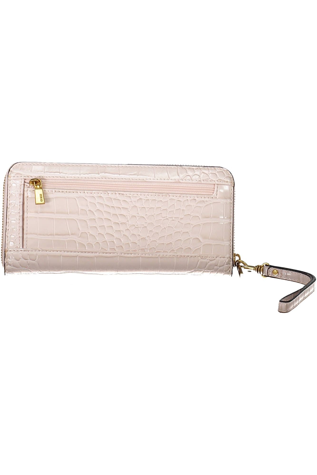 Guess Jeans Chic Pink Polyurethane Wallet with Logo Detailing