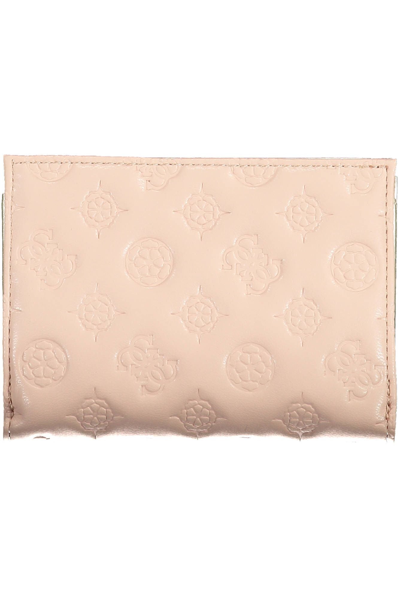 Guess Jeans Chic Pink Polyurethane Wallet with Contrast Details