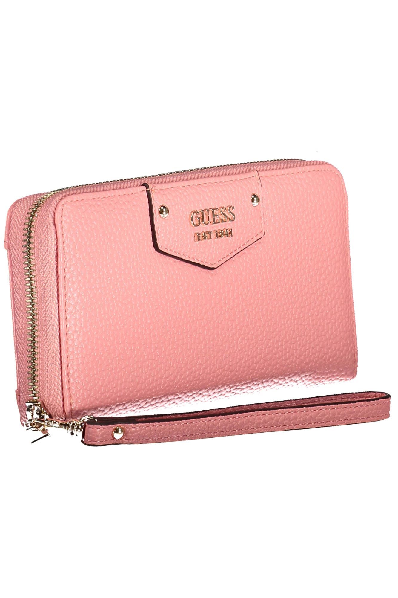 Guess Jeans Chic Pink Multifunctional Wallet