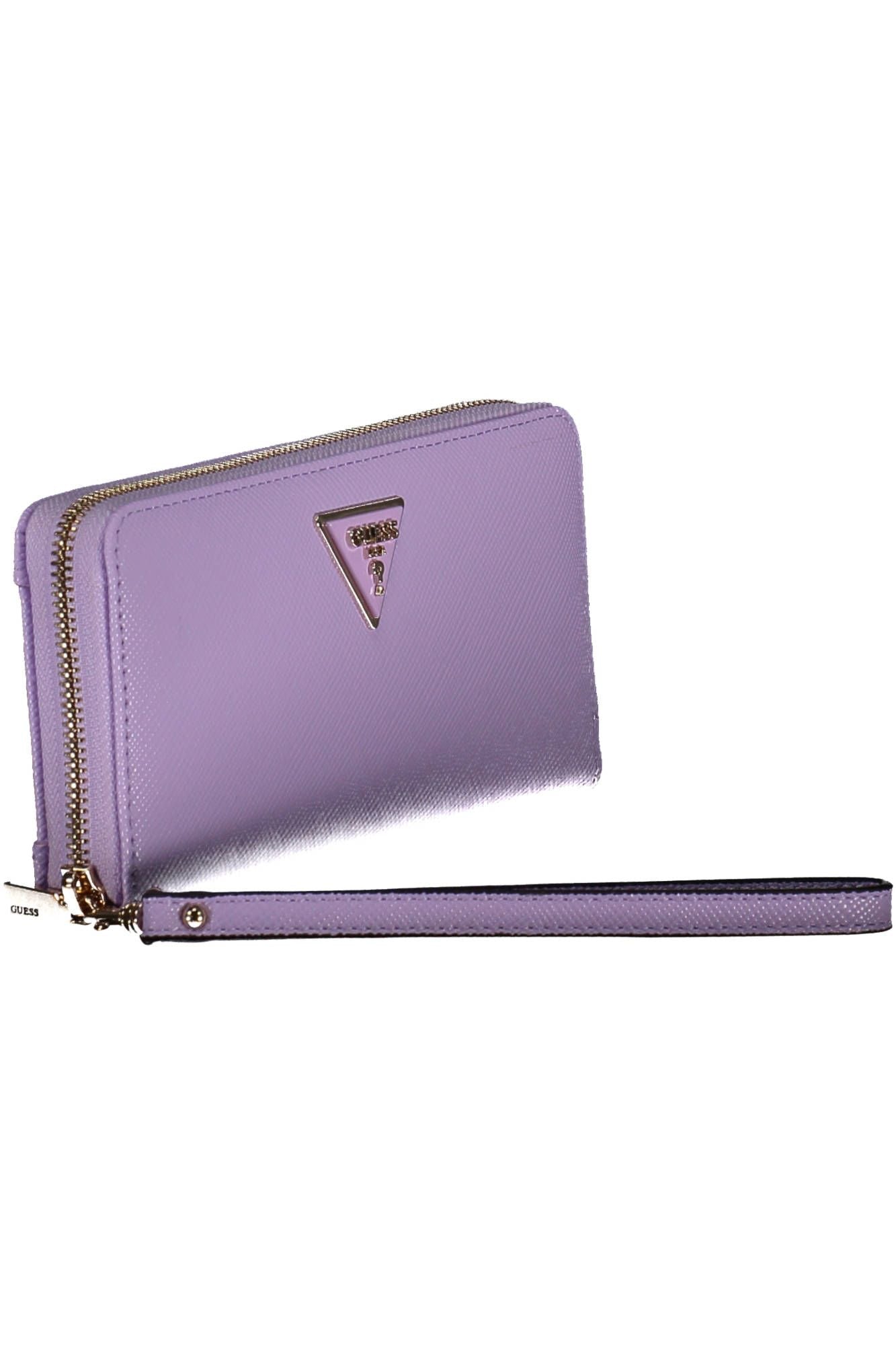 Guess Jeans Chic Purple Polyurethane Wallet with Coin Purse