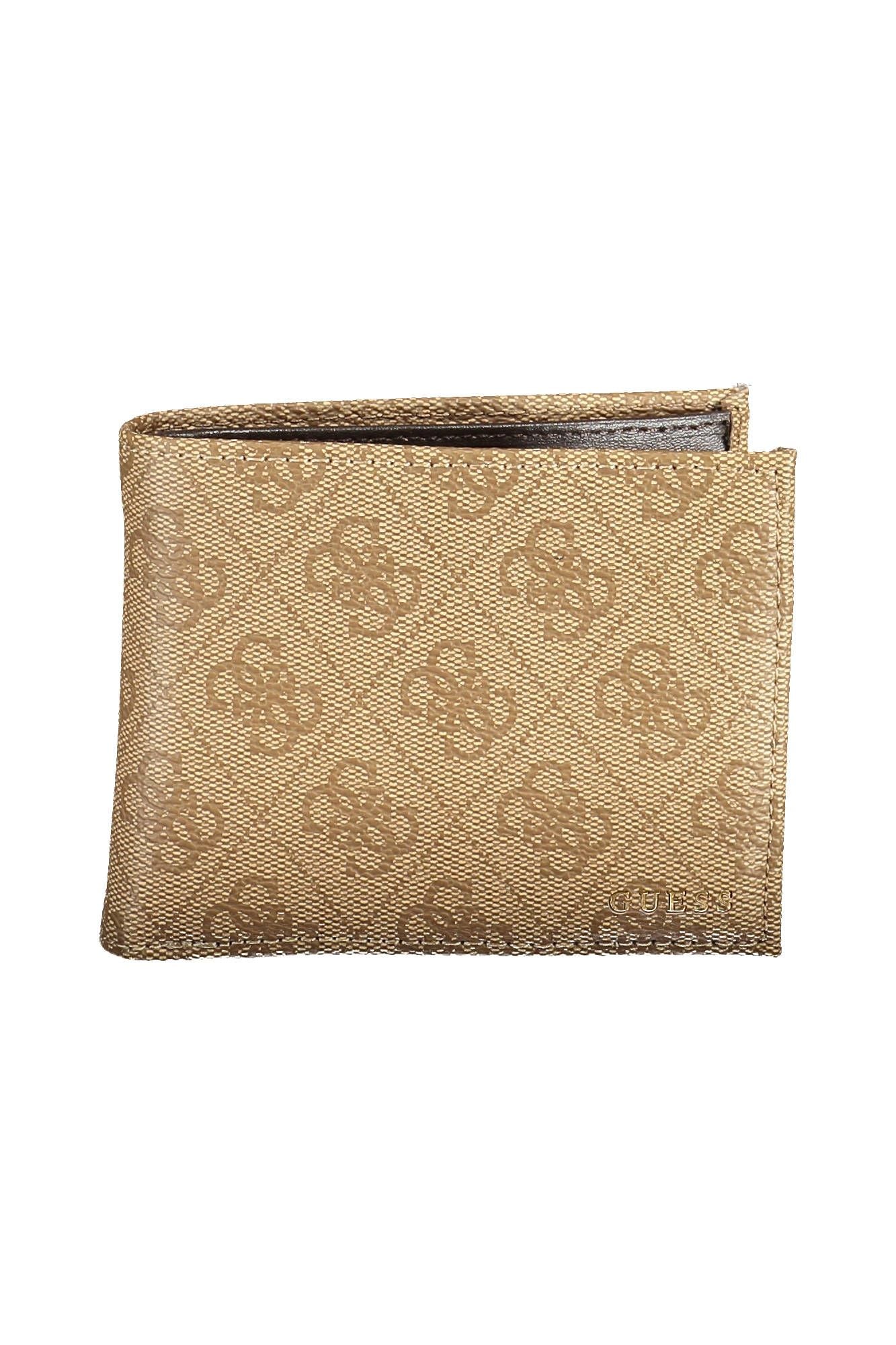 Guess Jeans Chic Beige Multi-Compartment Wallet