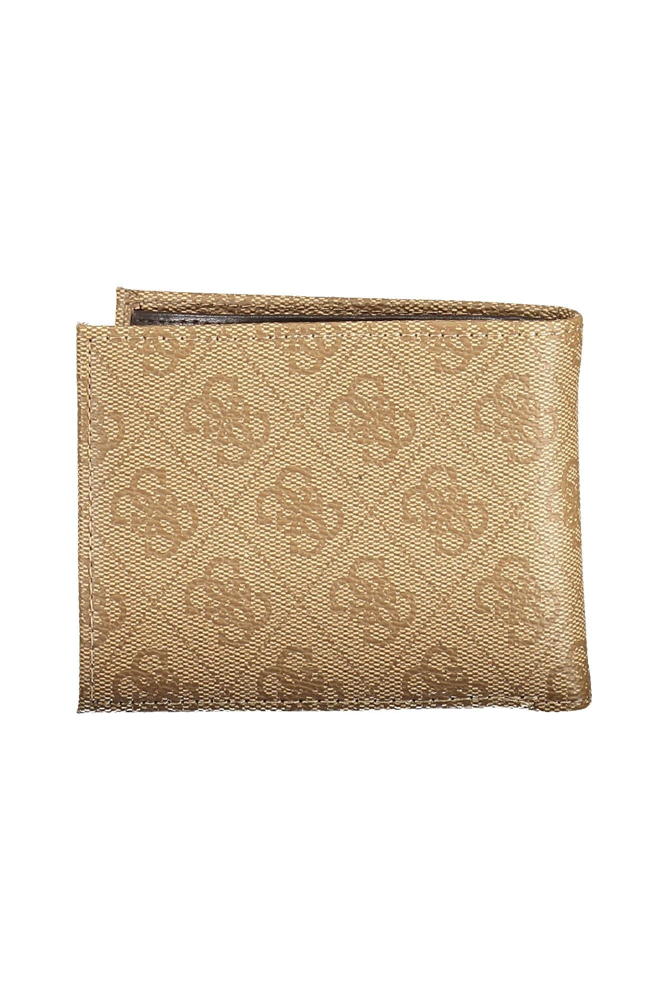 Guess Jeans Chic Beige Multi-Compartment Wallet