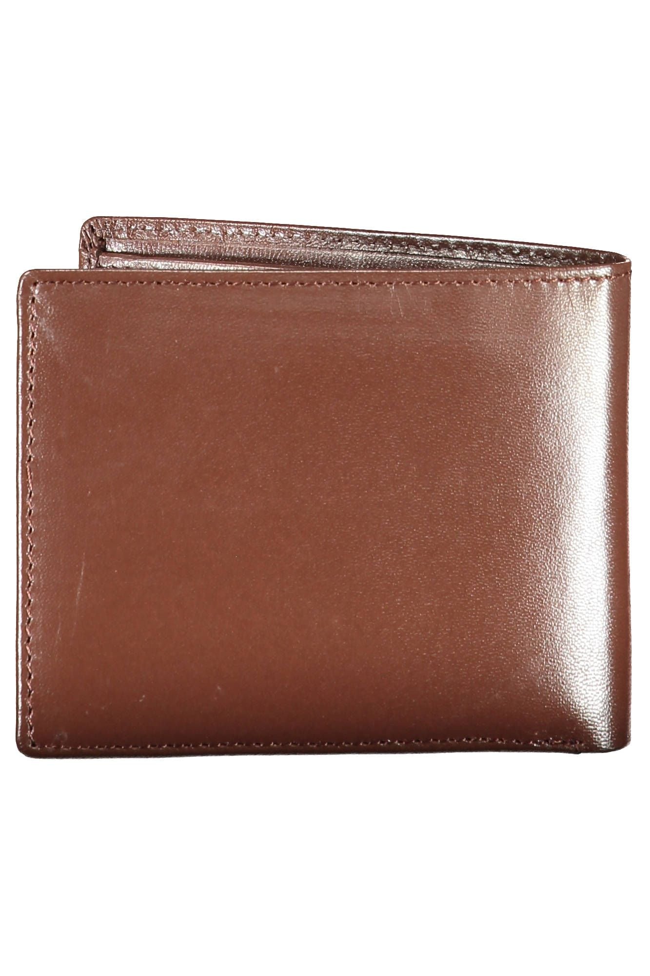 Guess Jeans Sleek Brown Leather Wallet for Men