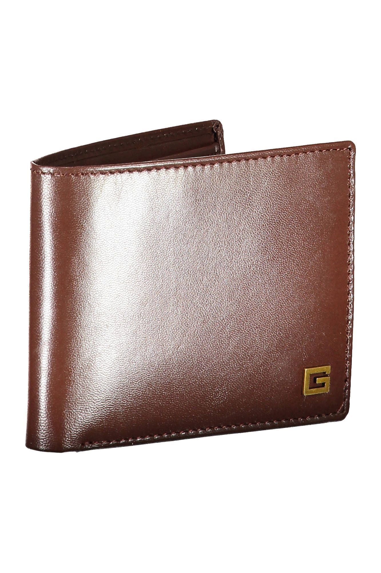 Guess Jeans Elegant Brown Leather Wallet for the Modern Man