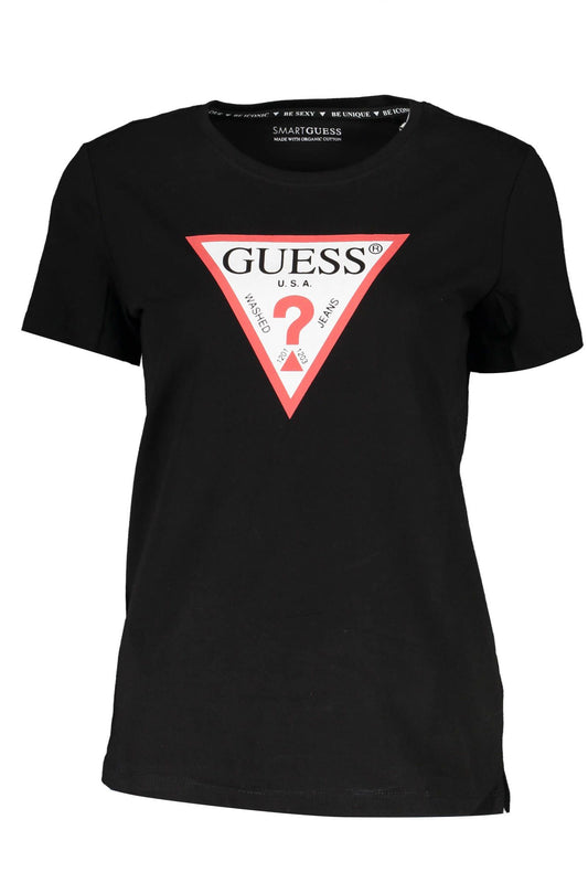 Guess Jeans Elegant Organic Cotton Logo Tee