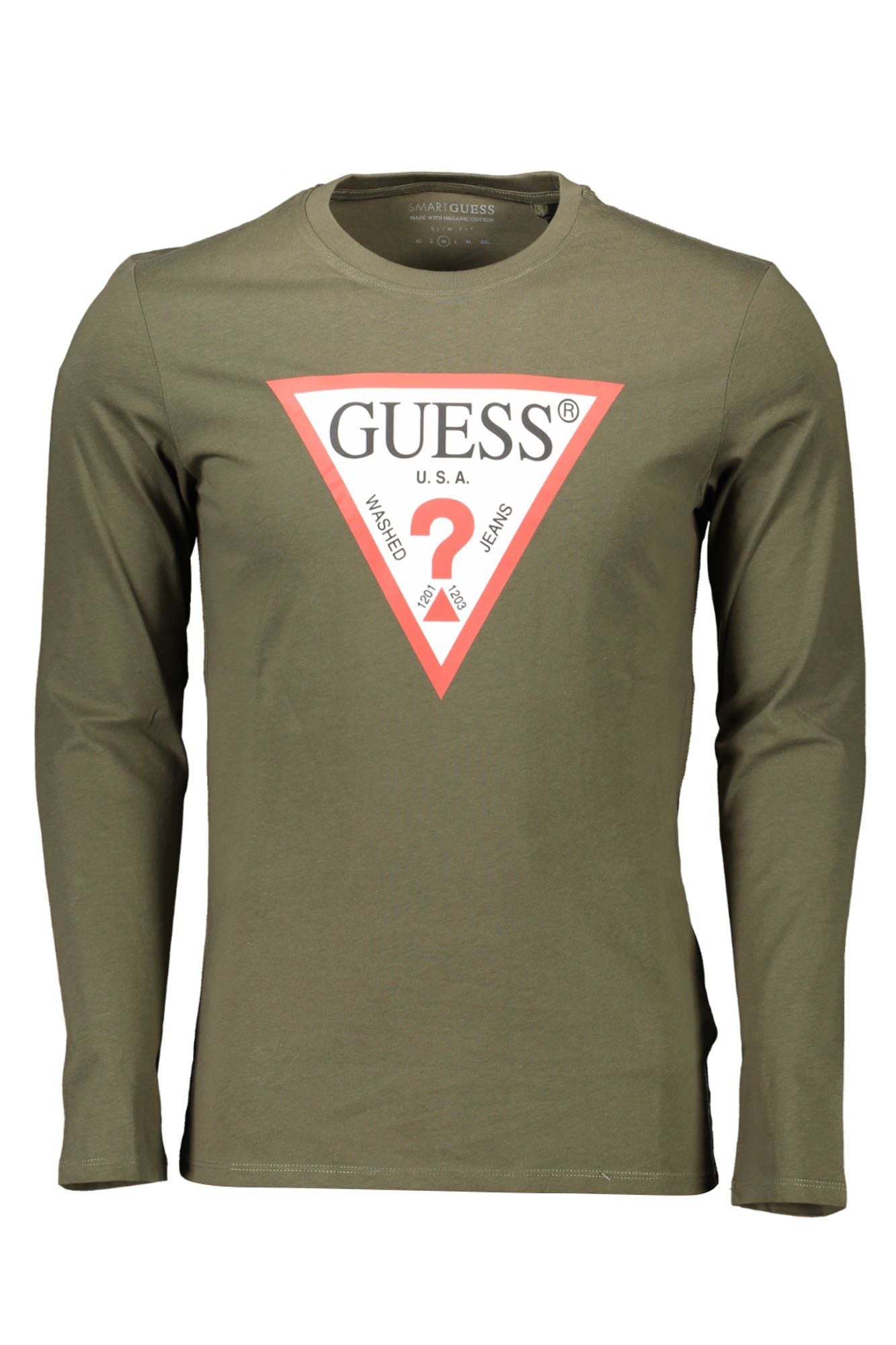 Guess Jeans Slim Fit Organic Cotton Round Neck Tee