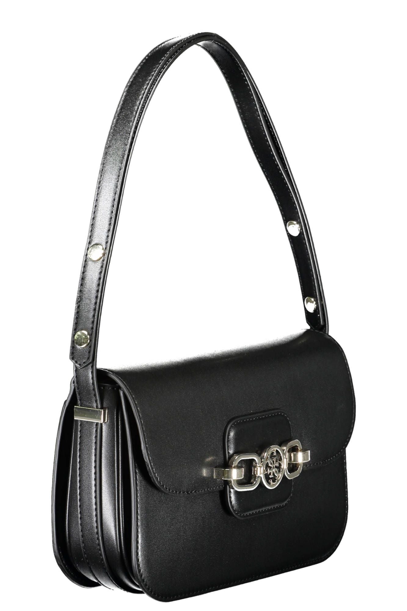 Guess Jeans Elegant Black Adjustable Shoulder Bag