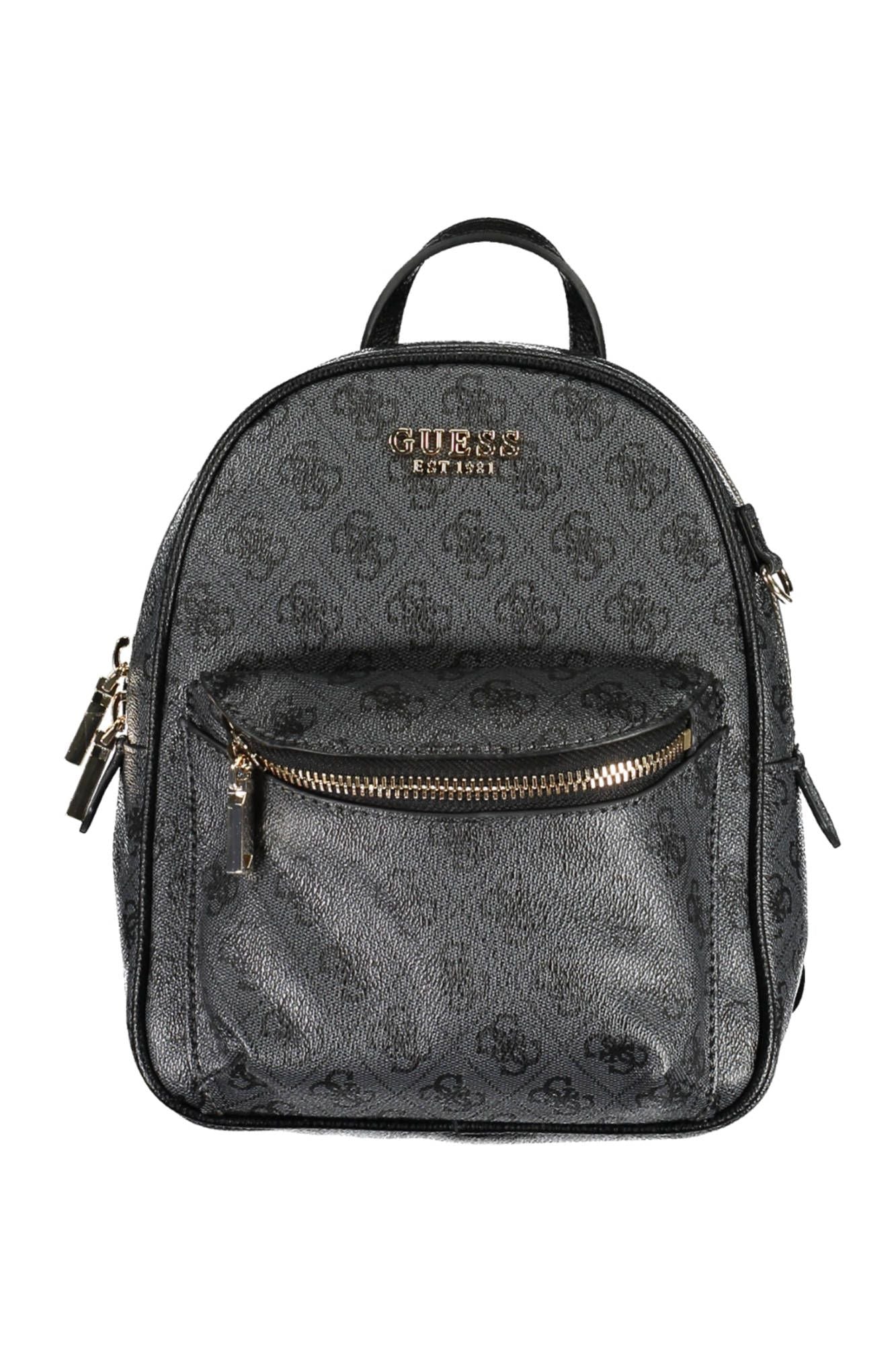 Guess Jeans Chic Black Backpack with Removable Coin Purse