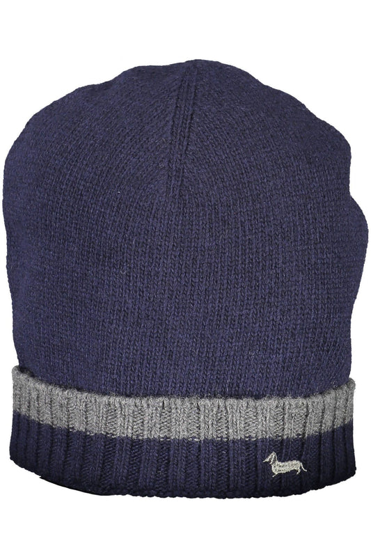 Harmont & Blaine Embroidered Wool Cap with Contrasting Details