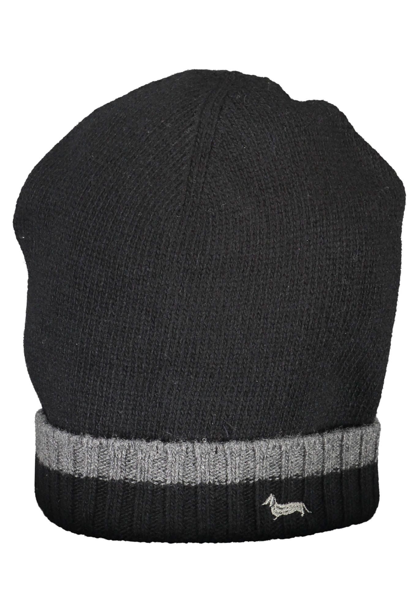 Harmont & Blaine Elegant Wool-Cashmere Blend Cap with Logo Embroidery