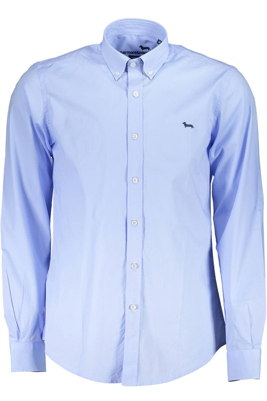 Harmont & Blaine Chic Light Blue Narrow Fit Long Sleeve Shirt