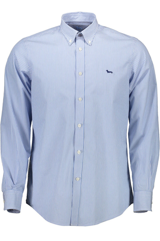 Harmont & Blaine Elegant Light Blue Regular Fit Men's Shirt