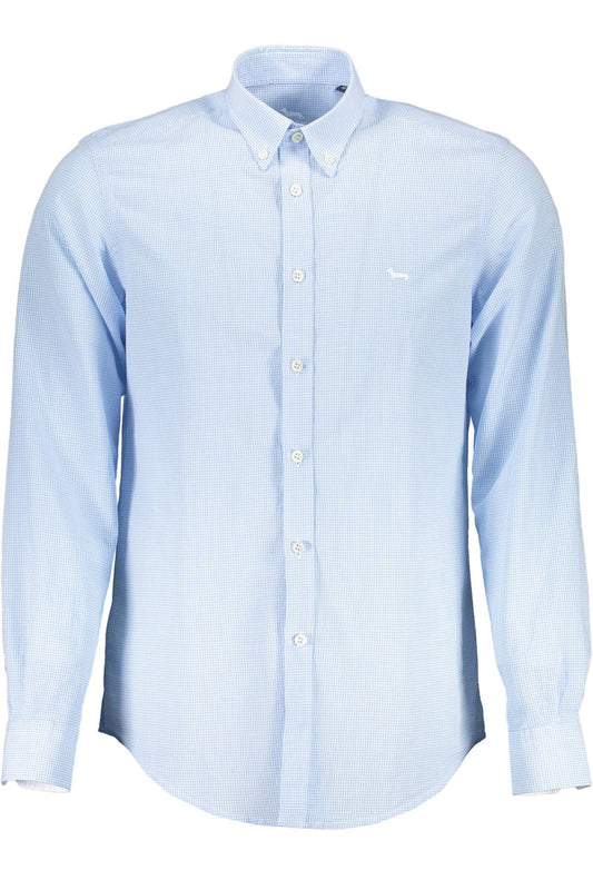 Harmont & Blaine Chic Light Blue Button-Down Collar Shirt