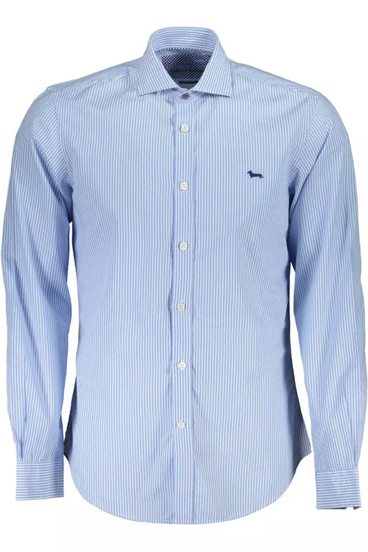 Harmont & Blaine Elegant Light Blue Organic Cotton Shirt