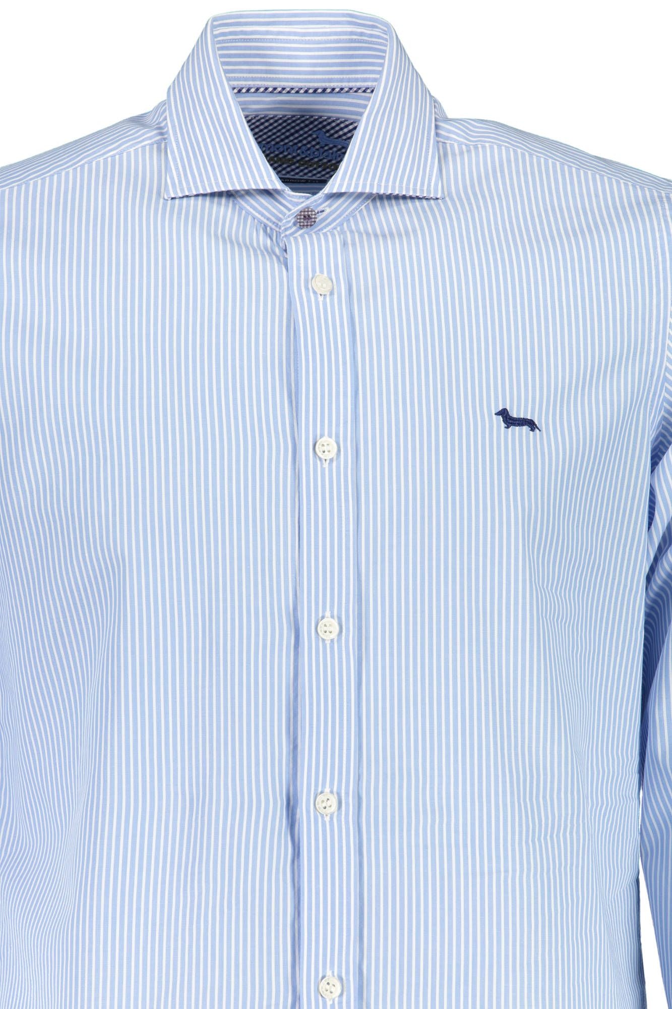 Harmont & Blaine Elegant Light Blue Organic Cotton Shirt