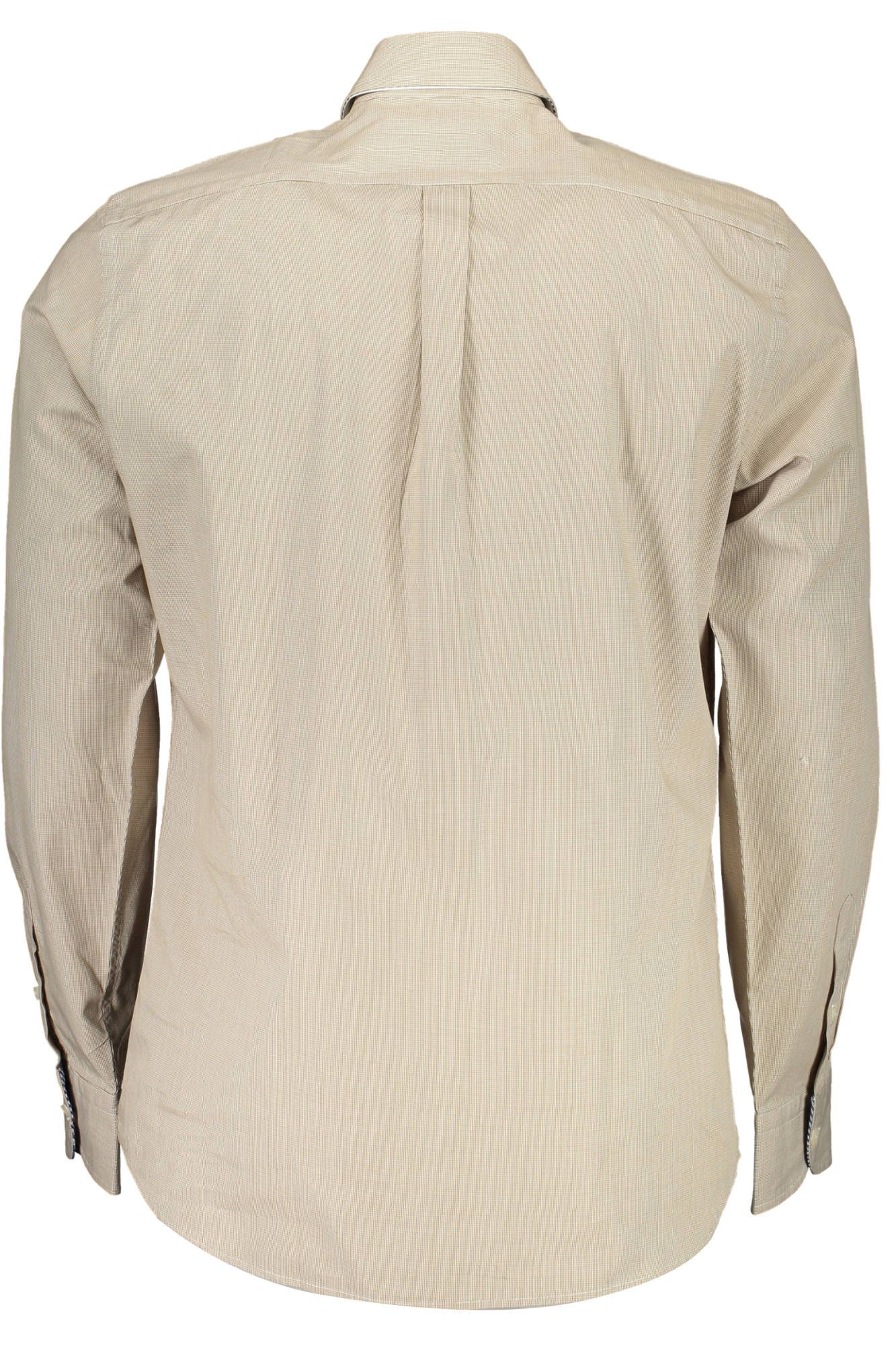 Harmont & Blaine Elegant Beige Organic Cotton Shirt