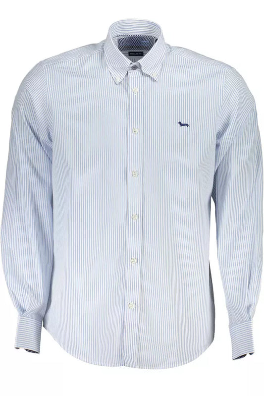 Harmont & Blaine Elegant White Cotton Button-Down Shirt