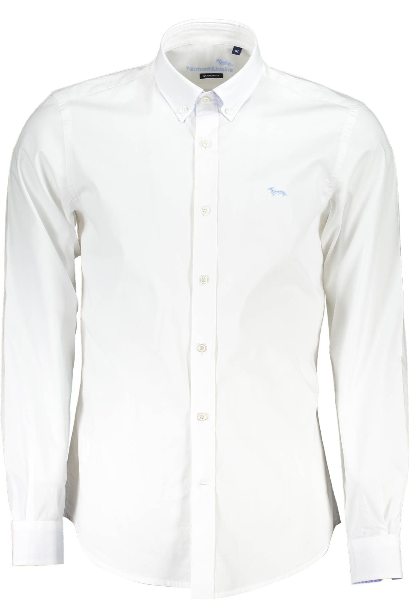 Harmont & Blaine Elegant White Cotton Blend Shirt