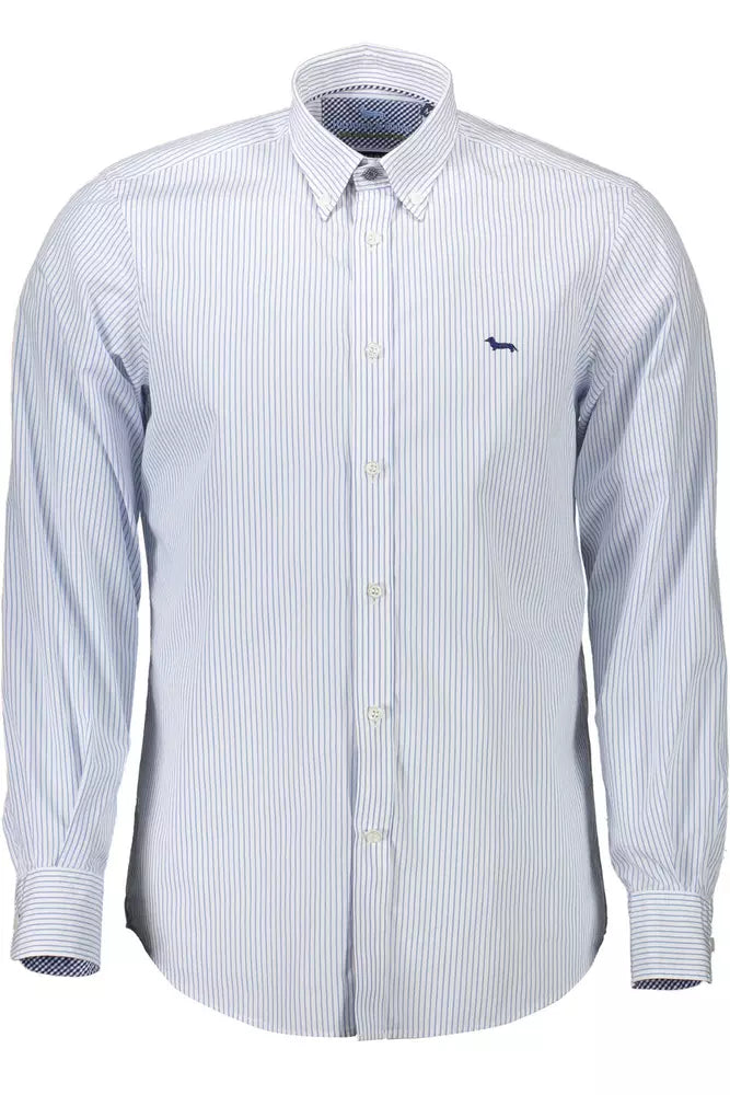 Harmont & Blaine Elegant White Cotton Button-Down Shirt