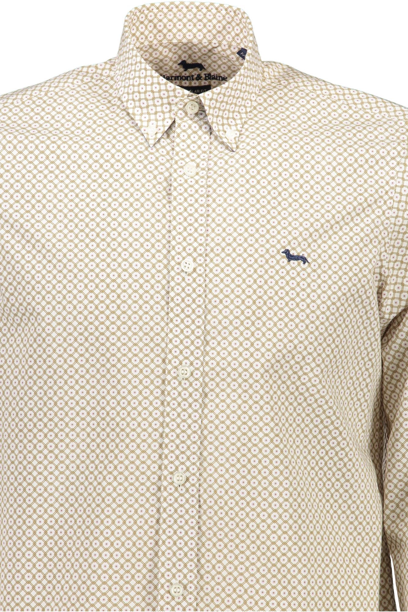 Harmont & Blaine Elegant White Button-Down Men's Shirt