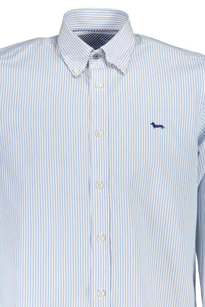 Harmont & Blaine Elegant White Cotton Button-Down Shirt