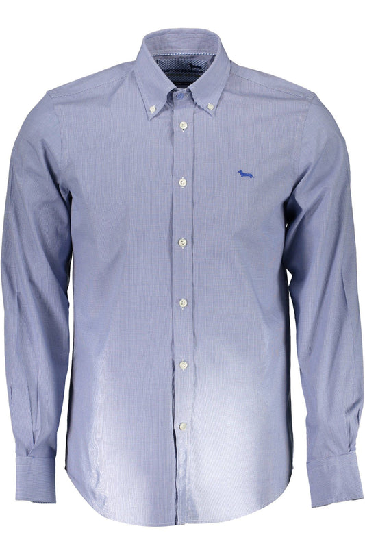 Harmont & Blaine Elegant Blue Organic Cotton Shirt